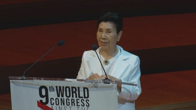 袴田巌さんの姉・ひで子さん 仏パリでの国際会合に参加“死刑廃止を訴え”日本の司法制度の課題も「再審は開かずの扉だ」|TBS NEWS DIG