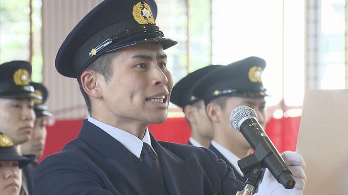 「東日本大震災で活動している消防士の姿を見て、あこがれて…」消防学校で入校式 58人の新人が決意新たに「みんなを守れる消防士に」 | 青森のニュース│ATV NEWS│青森テレビ
