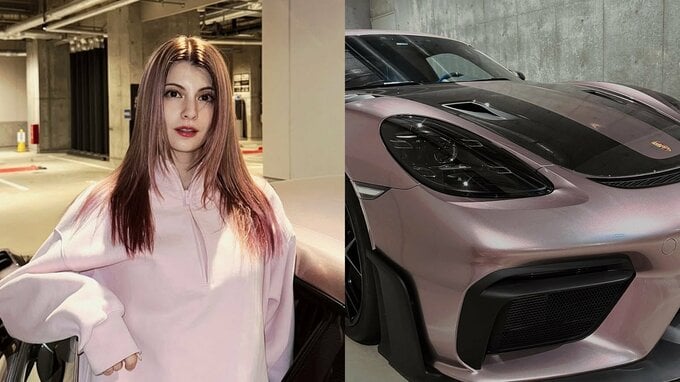 【 マギー 】　愛車「ポルシェ 718 ケイマン GT4 RS」に合わせ　ピンクの髪色に　「人生1度きりだから自分の好きな色に」|TBS NEWS DIG