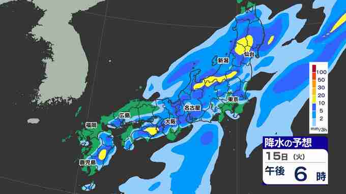 【警報級大雨おそれ】関東甲信・東海・北陸で「警報級の可能性」【３時間ごと雨シミュレーション１８日（金）まで・シルバーウイーク天気予報】気象庁予想天気図|TBS NEWS DIG