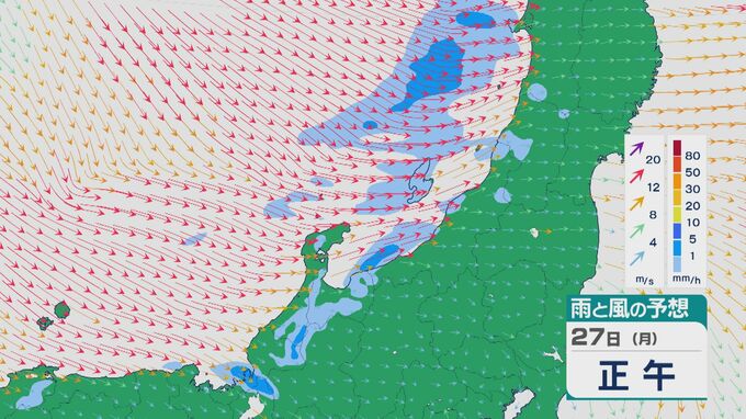 ついに“冬の入り口” 鉛色の空がやってくる… 冬の始まりを思わせる「西高東低」の気圧配置 北陸ではくもりや雨の週初めに 雨と風シミュレーション |TBS NEWS DIG