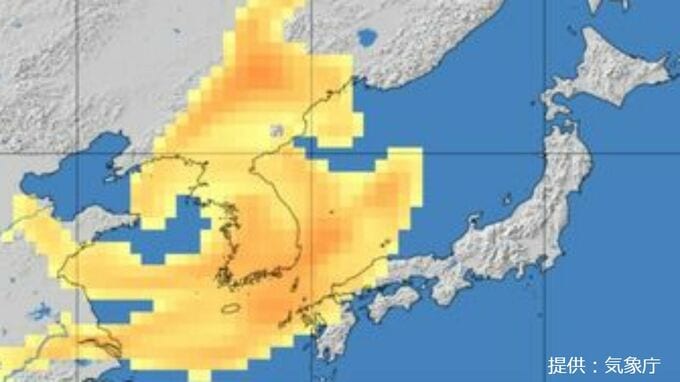 【黄砂情報】きょう（16日）午後から18 日にかけて北日本から西日本の広い範囲で黄砂予想　見通し10キロ未満に【16日午後1時現在】|TBS NEWS DIG