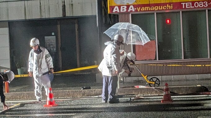 82歳の男性が乗用車にはねられ死亡　山口中央高校前の交差点付近|TBS NEWS DIG