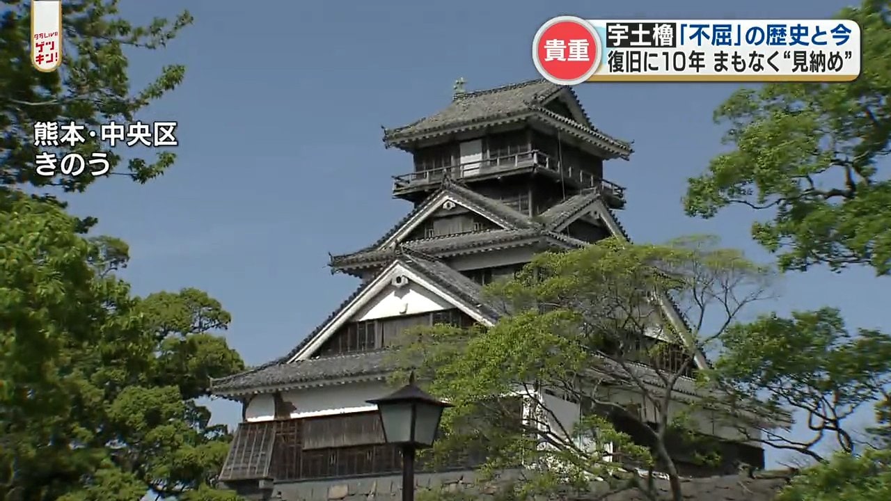 400年以上の「生き残りの歴史」 熊本城『不屈の宇土櫓』10年の解体工事へ… | TBS NEWS DIG