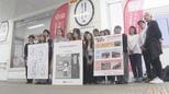 ホーム事故ゼロへ「こどもアナウンス」で注意喚起　芸術学部学生の「あるある看板」も|TBS NEWS DIG