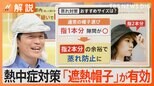 熱中症には「脳の温度を正常に保つことが重要」 対策に欠かせない「帽子」デザインも機能も進化【Nスタ解説】|TBS NEWS DIG