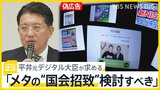「メタの“国会招致”検討すべき」平井元デジタル大臣が求める 偽広告の詐欺被害者がメタ日本法人を集団提訴【news23】|TBS NEWS DIG