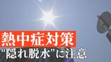 “隠れ脱水”は爪で3秒セルフチェック 熱中症対策はシンプルに暑さを避け水分を摂ること|TBS NEWS DIG