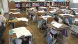 「しゃがむ」「隠れる」「じっとする」シェイクアウトいしかわ 金沢市の小学校でも児童が防災学ぶ　|　石川県のニュース｜MRO北陸放送
