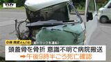 【動画】死因は多発外傷など トラックと軽トラックが正面衝突し意識不明だった男性(18)が死亡 今年県内で起きた交通事故での死者は6人に(山形) | 山形のニュース│TUYテレビユー山形
