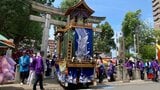 夏祭りシーズン到来 雨ならぬ厳暑の「長浜さま」で神輿の巡行 大分 | 大分のニュース|OBS NEWS|大分放送