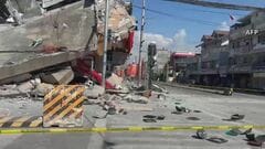 フィリピン南部沖地震　建物の倒壊相次ぎ少なくとも8人死亡 130人以上負傷　フィリピン沿岸部で最大1.4mの津波観測| TBS CROSS DIG with Bloomberg