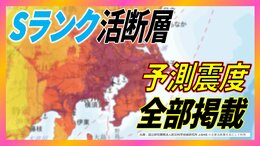 日本全国の活断層、最高Sランク以下のZランクでも大地震の可能性…約2000の活断層以外に、未知の“隠れ活断層”も【Sランク活断層・Ⅲランク海溝型地震 全部掲載】|TBS NEWS DIG