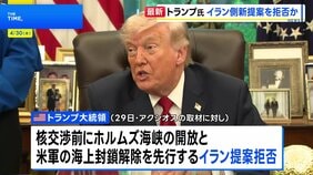 トランプ大統領　イラン側の新提案を拒否　封鎖措置継続の移行　アクシオス報道|TBS NEWS DIG
