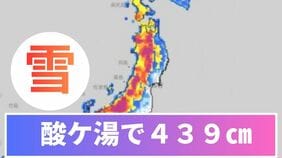 【記録的大雪】25日まで強い冬型の気圧配置続く…24時間最大80センチの降雪のおそれ【雪と雨のシミュレーション】青森県酸ヶ湯では積雪が439㎝となり記録更新 秋田県鹿角では10㎝以上も更新 気象予報士が解説|TBS NEWS DIG