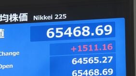 【速報】日経平均 一時1500円超の値上がり 米ベッセント財務長官発言受け中東情勢緩和への期待から|TBS NEWS DIG