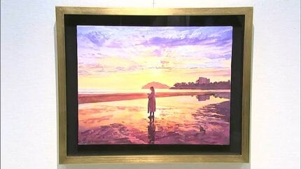 油絵　日展作家 和気町出身の画家・池上わかなさんの油絵展 光と影を繊細に表現 日展の