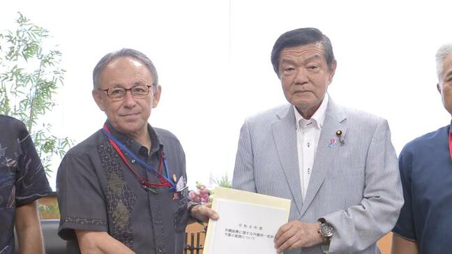 玉城知事　来年度の沖縄振興予算3000億円台の確保を要請|TBS NEWS DIG