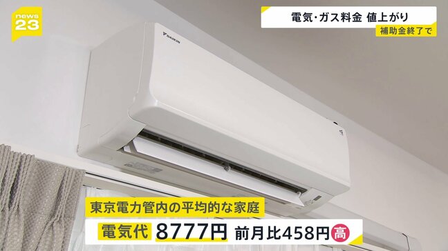 4月の電気・ガス代が値上がりへ　要因は政府補助金の終了　電気料金はイラン情勢などでさらに上昇する可能性|TBS NEWS DIG