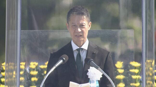 【全文掲載】被爆80年　広島平和記念式典　広島県の湯崎知事があいさつ　「国守りて山河なし。 核戦争になれば、人類も地球も再生不能な惨禍に見舞われる」|TBS NEWS DIG