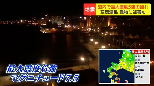北海道で最大震度5強の強い地震 大きな音を立てる室内に、着の身着のままの避難 就寝時間帯の不意を突く揺れから、一夜明けてのドキュメント|TBS NEWS DIG