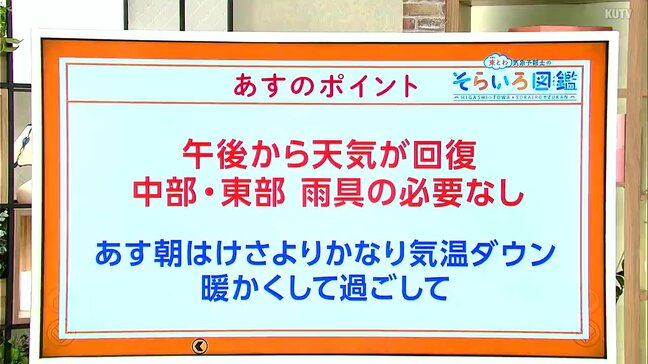 高知の天気 2日朝はひんやり 朝まで雨のところも午後から日差しが戻る 東杜和気象予報士が解説|TBS NEWS DIG