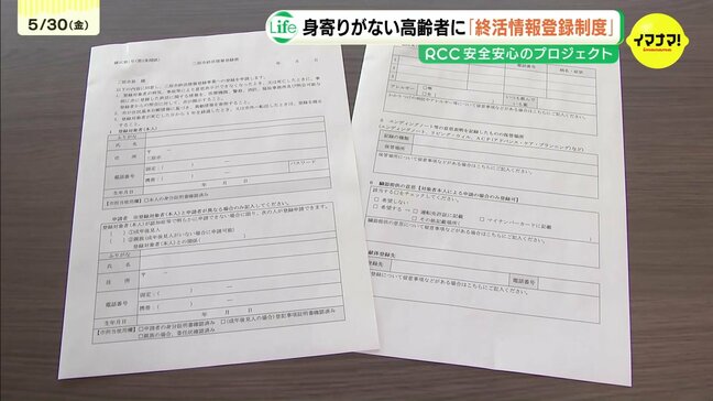 広島県三原市が「終活情報登録制度」 身寄りがない高齢者の不安を軽減|TBS NEWS DIG