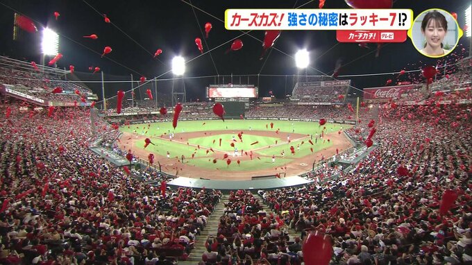 新井カープ ７連勝中　強さの秘密は “ラッキー７”？　数字で探る「82イニング連続で、ないものとは」　|　RCC NEWS | 広島ニュース | RCC中国放送