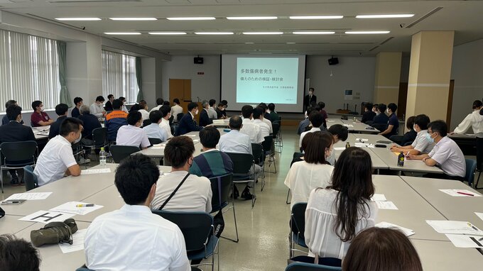 体調不良者100人以上の異臭騒ぎの対応を検証　大分ＤＭＡＴが検討会開催　医療機関や消防などの連携強化へ　|　大分のニュース｜OBS NEWS｜大分放送