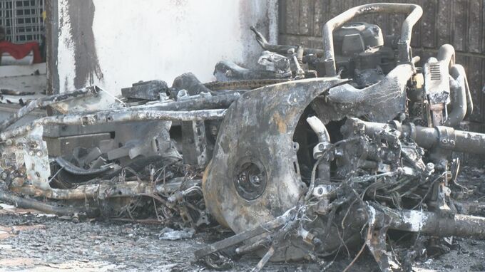 未明に不審火相次ぐ 半径500メートル内で4件 いずれもバイクや自転車などが燃える 同一犯による犯行の可能性 愛知･ 岡崎市　|　名古屋・愛知・岐阜・三重のニュース【CBC news】 | CBC web