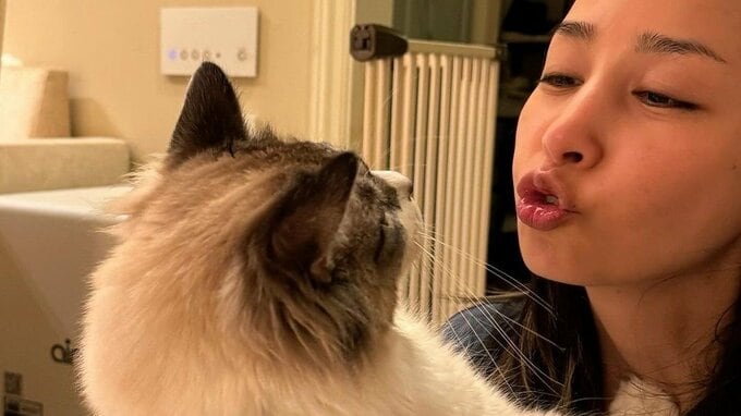 【中島美嘉】愛猫2頭に「お願いすわせて！」すっぴんタコチューで猫足突っ張りを食らう|TBS NEWS DIG