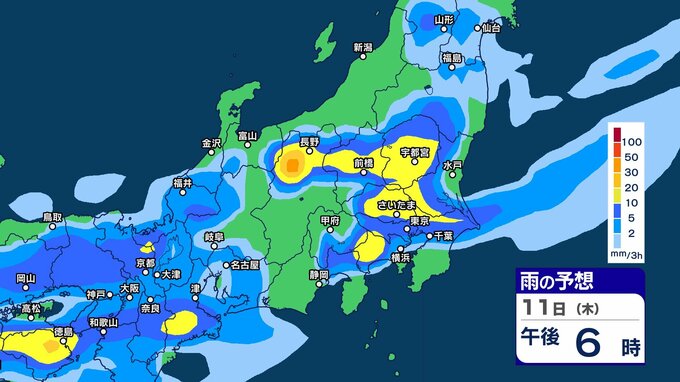 【大雨情報】関東甲信や北陸では“滝のような”非常に激しい雷雨の所も　土砂災害や低い土地の浸水、河川の増水などに注意・警戒【3時間ごとの雨シミュレーション・10日午後9時更新】　|　新潟のニュース・天気｜BSN NEWS｜BSN新潟放送