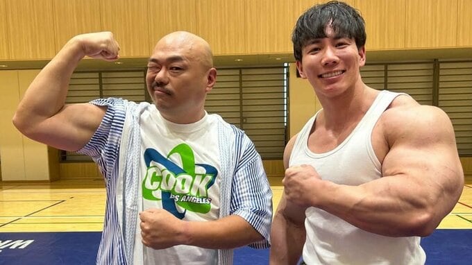 【 クロちゃん 】“筋肉２ショット” 披露「普通にすごい！」　「クロちゃんさんの筋肉凄いけど、横川さんが凄すぎて…」反響続々|TBS NEWS DIG