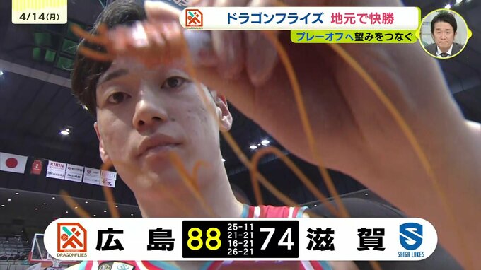 B1 広島ドラゴンフライズ が滋賀に連勝　|　RCC NEWS | 広島ニュース | RCC中国放送