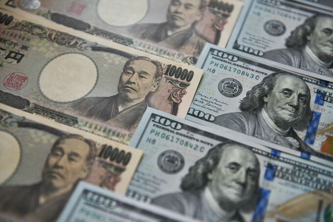 円は対ドルで156円台半ば、日銀総裁の講演への警戒で買い戻しも