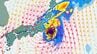 【台風情報】大型の台風25号　関東甲信19日夜～21日にかけ雷を伴った激しい雨の降る所が　22日6時までの24時間降水量の予想は関東南部や伊豆諸島で300ミリ(多い所)　【進路予想・シルバーウィークは？雨と風のシミュレーション】　|　山梨のニュース | ＵＴＹテレビ山梨