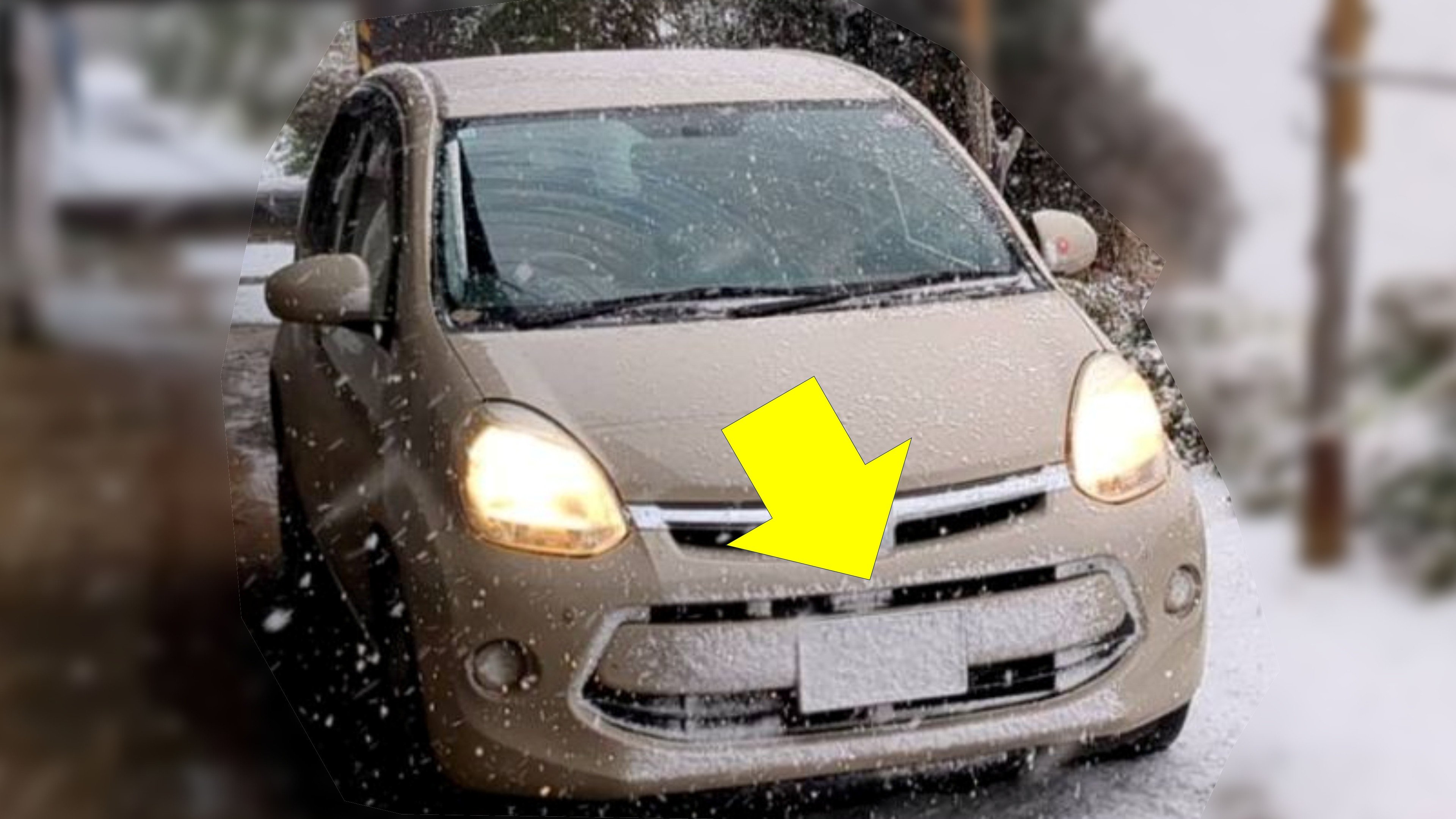ナンバープレートがいつの間にか雪まみれ…これって違反？警察に聞いて