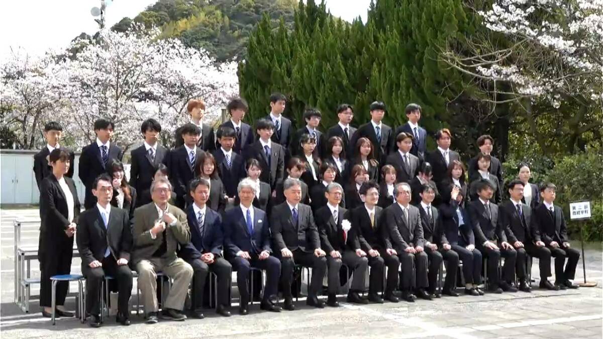 夜間含め261人入学「サークルでたくさんの友達を作りたい」 鹿児島県立