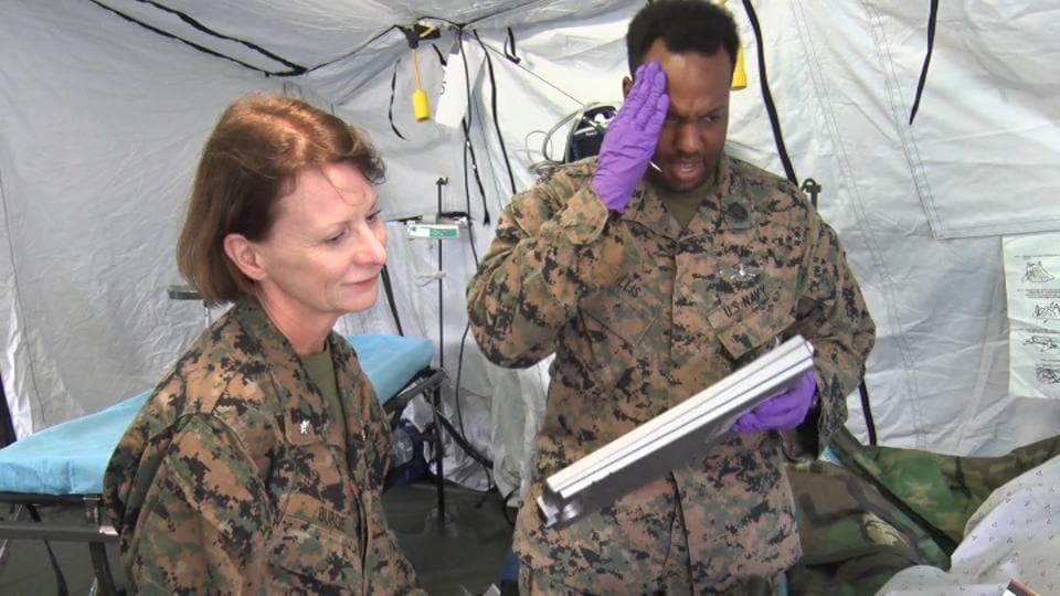 大地震を想定　米軍も参加し自衛隊統合演習を石垣島で実施