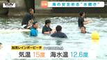 寒さに耐え元気よく泳ぐ! 県立加茂水産高校で伝統の「水開き」 海での実習の安全を祈る(山形)|TBS NEWS DIG