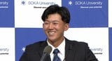 阪神が1位指名の創価大・立石正広「頑張ったよ」と父に伝えたい バレーボール一家からプロ野球選手に【ドラフト会議】|TBS NEWS DIG
