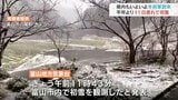 いよいよ「冬将軍」到来の富山 平年より11日遅れで初雪 | 富山のニュース|天気・防災|チューリップテレビ