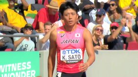 男子400m佐藤拳太郎が日本記録の44秒77！32年ぶりに0秒01更新「日本記録は絶対と思っていた」日本3選手が準決勝進出【世界陸上ブダペスト】|TBS NEWS DIG