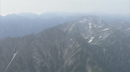 北アルプス剱岳 身元不明の2人の遺体 岩登り中に転落か 標高2690