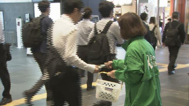 臓器移植への理解呼びかけ 富山駅でグリーンリボンキャンペーン 10月は臓器移植普及推進月間|TBS NEWS DIG