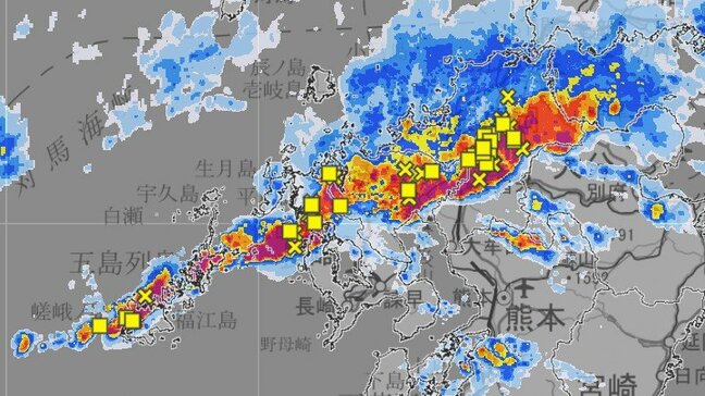 九州北部で線状降水帯発生の可能性 5日昼過ぎにかけて|TBS NEWS DIG