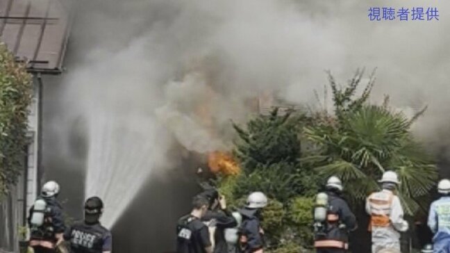 住宅が全焼　家の中から高齢女性を救助も死亡　山梨|TBS NEWS DIG