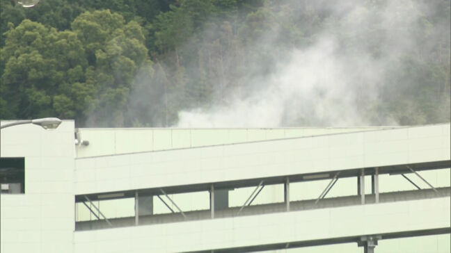 福岡市の不燃ごみをすべて処理する「東部資源化センター」で火災 ベルトコンベヤー上の不燃ごみが燃える|TBS NEWS DIG