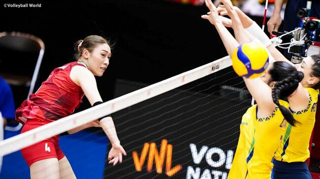 バレー女子日本代表、世界2位ブラジルにストレート負け　石川真佑「非常に悔しい」予選3位通過で決勝Rへ【ネーションズリーグ】|TBS NEWS DIG
