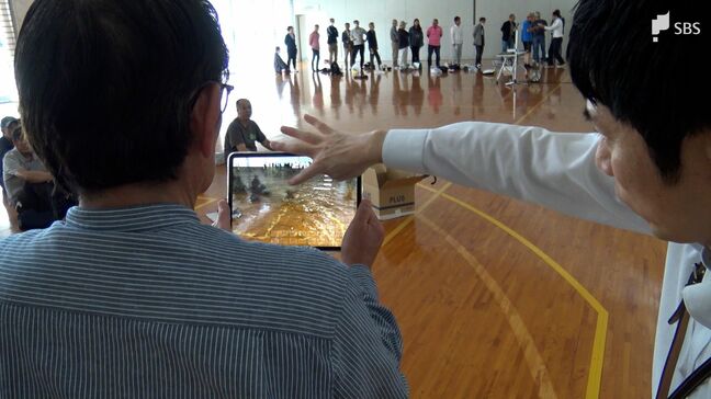 「本当に地震のようにグラグラ揺れ恐ろしかった」VR、ARで地震や浸水被害を疑似体験=静岡・磐田市|TBS NEWS DIG